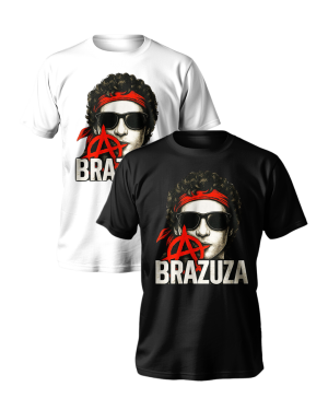 camiseta brazuza unissex, estampa banda brazuza, camiseta rock nacional, roupa alternativa rock
