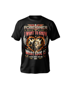 camiseta foreigner unissex, estampa banda foreigner rock clássico, camiseta banda internacional rock, roupa rock clássica