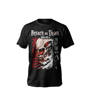 camiseta shingeki no kyojin, camiseta anime, camisa attack on titan, roupa otaku unissex, camiseta titãs anime, attack on titan fãs